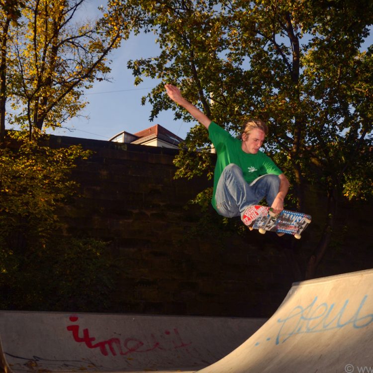 Skateboarding